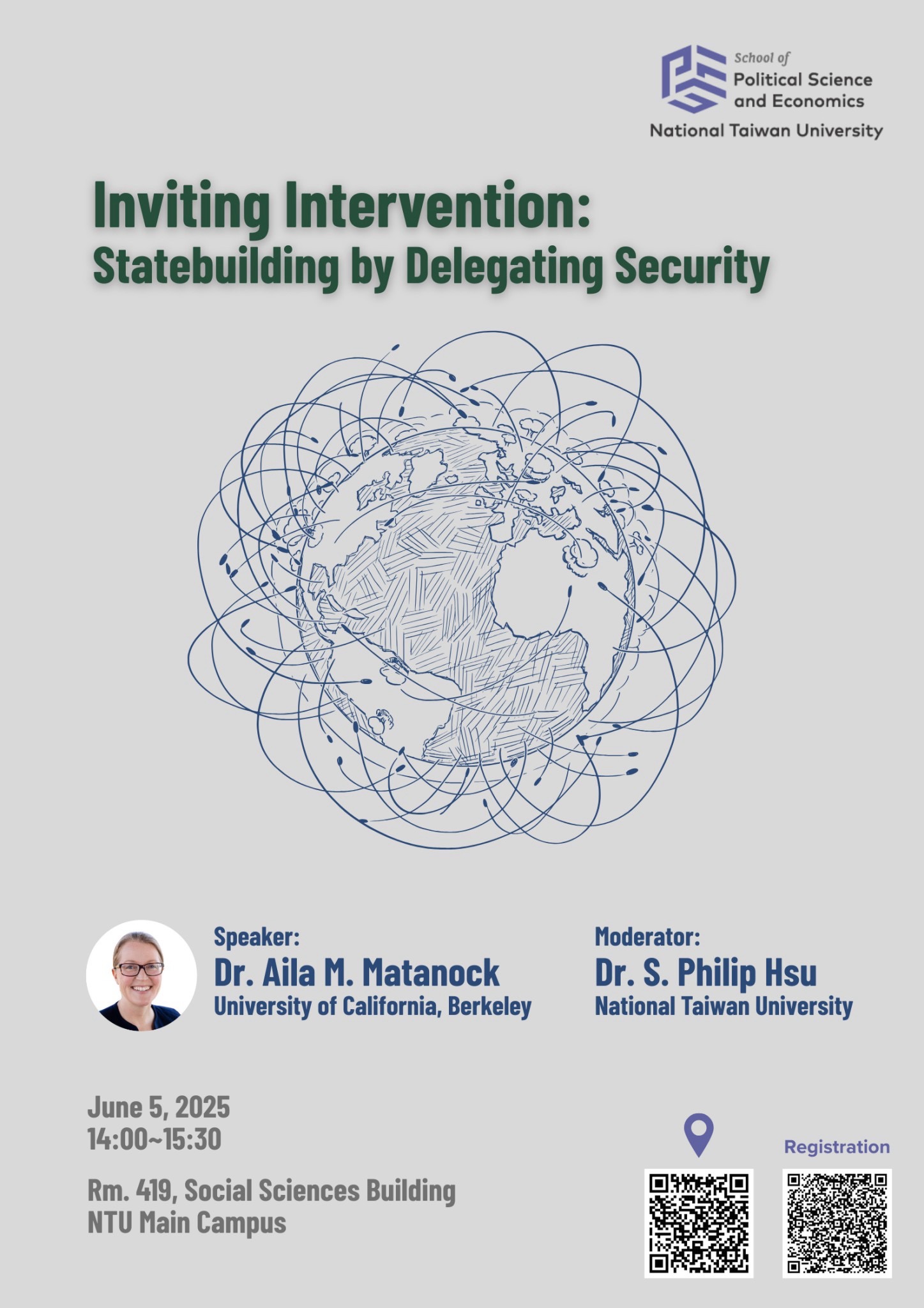 【活動資訊】2025.06.05 Inviting Intervention: Statebuilding by Delegating Security