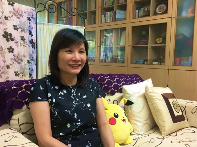 臺大社工系教授沈瓊桃分享她在婚暴併兒虐家庭的發現。（陳湘瑾／攝影）